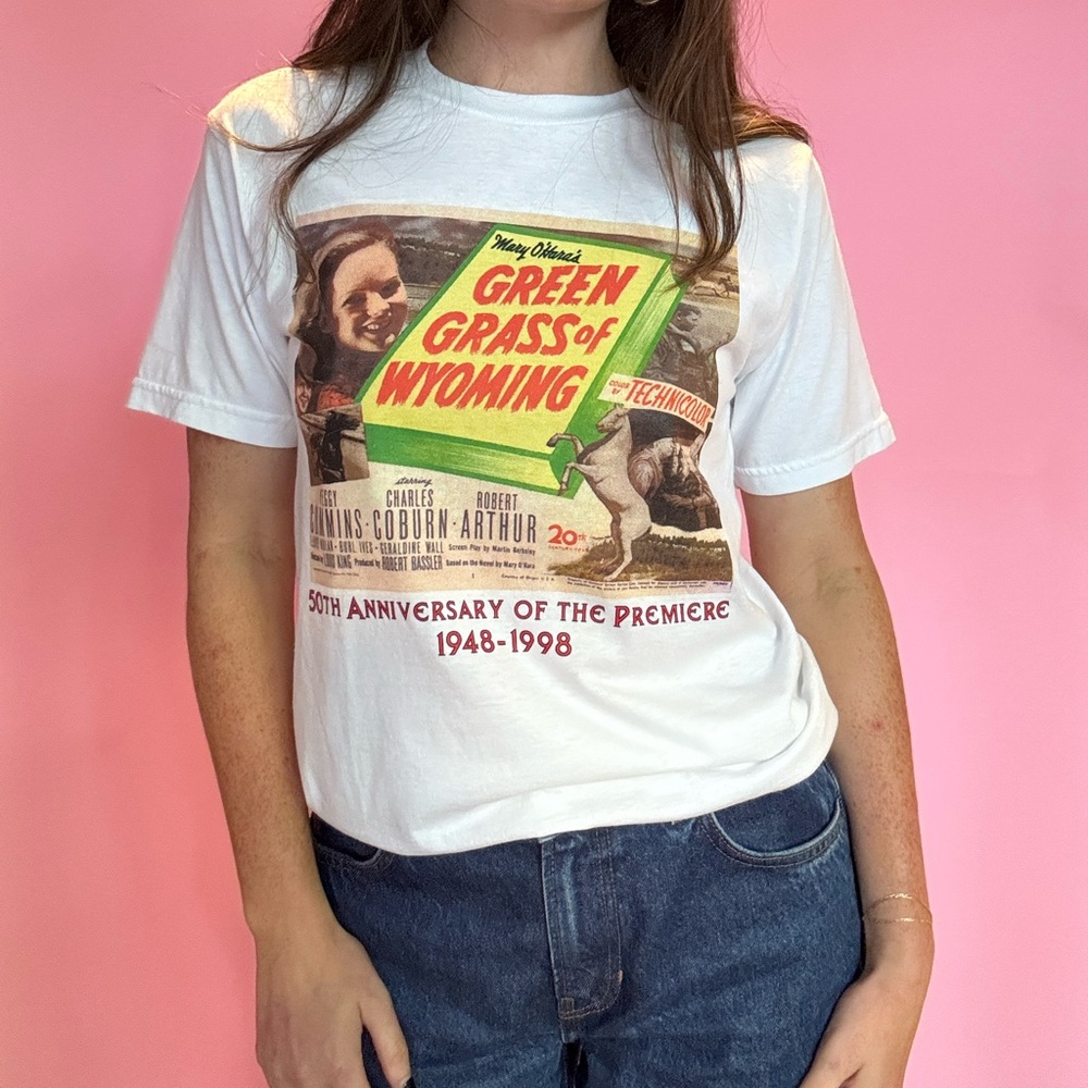 1998 JERZEES WYOMING FILM T-SHIRT